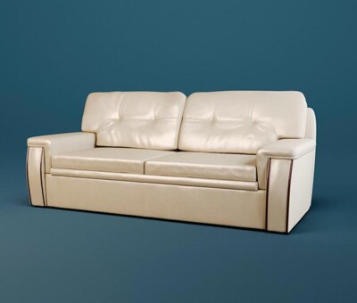 Modern sofa 3d model render