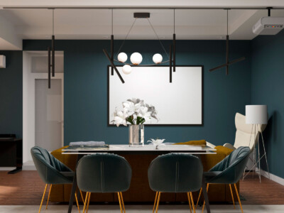 Modern apartment visualization