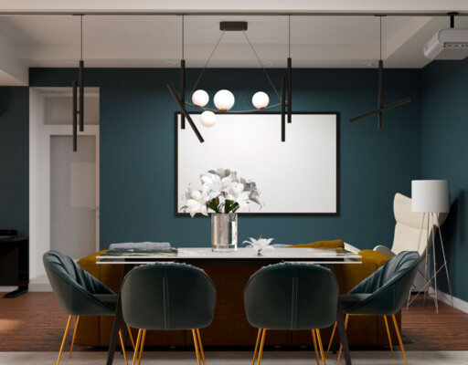 Modern apartment visualization